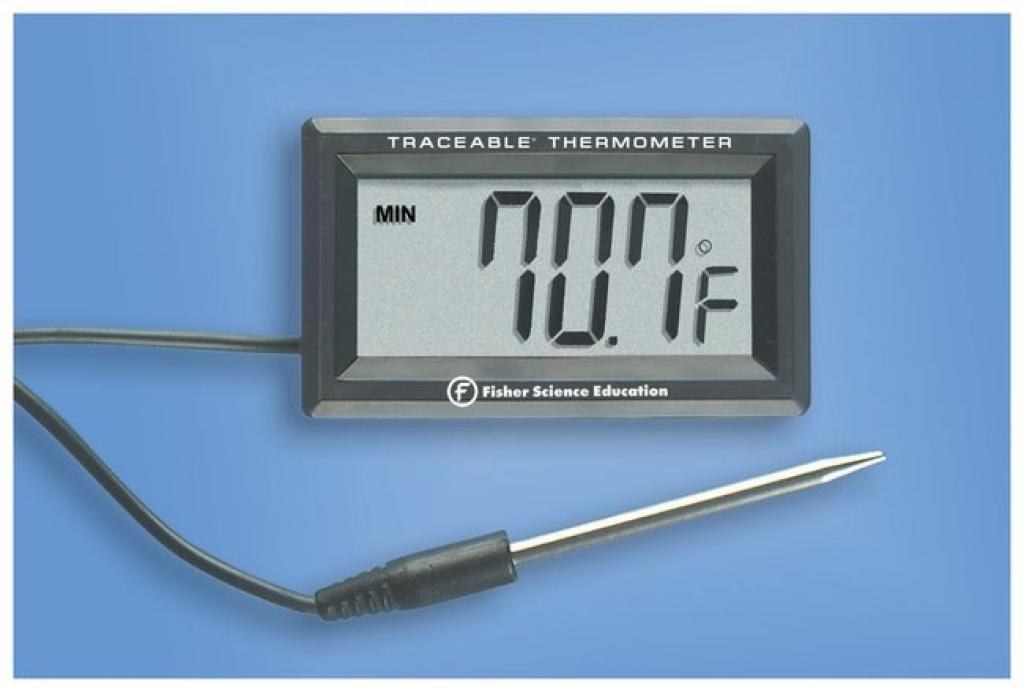 Fisherbrand Traceable digital thermometer with stainless-steel probe